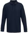 04396 Owen LSL NEOBLU Owen Long Sleeve Piqué Polo Shirt night blue colour image